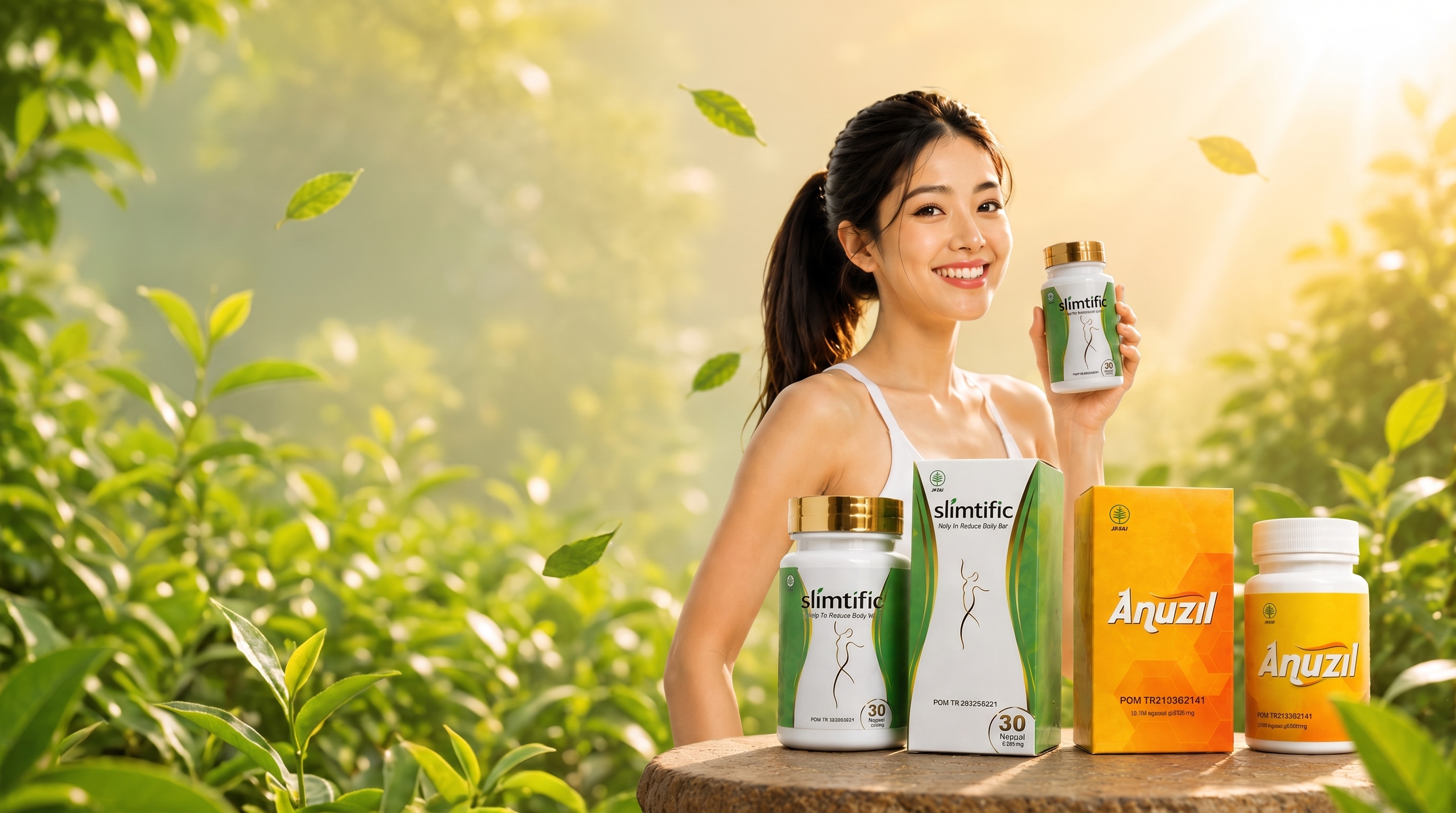 Distribusi Resmi Herbal Alami Sanjaya Rahayu - Slimtific & Anuzil